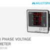 VOLT-19 THREE PHASE AMPERE & VOLTMETER 96 X 96 X 43 MULTISPAN