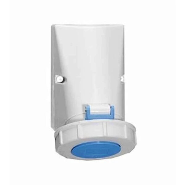 11447.jpg 125 Amp 5 Pin Surface Mounting Socket Neptune Bals Water Tight IP-67