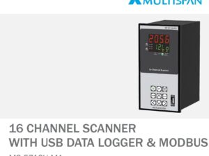 MS-5716U-M1 PROCESS SCANNER & DATA LOGGER – 16 CHANNEL 192 x 96 x 168 MULTISPAN