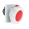 32 Amp 4 Pin Panel Mounting Socket Outlet Angled Neptune Bals Water Tight IP 67