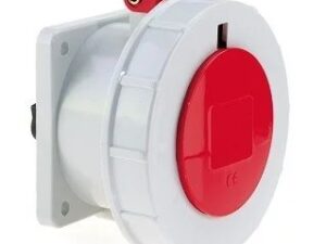 125 Amp 4 Pin Panel Mounting Socket Outlet Straight Neptune Bals Water Tight IP 67