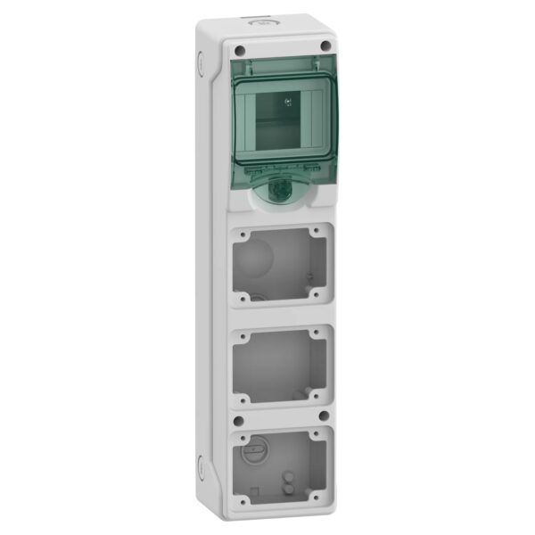 13177 | Kaedra – for power outlet – 3 openings – 1 x 4 modules – Schneider Electric