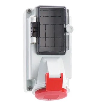 15059_socket_outlet_with_mcb_provision_ip_44_5_pin.jpeg 16/20 Amp 5 Pin Surface Mounting Neptune Bals Splash Proof IP-44