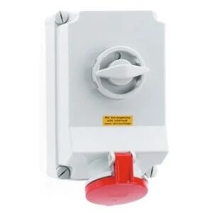 63 Amp 5 Pin Surface Mounting Neptune Bals Splash Proof IP-44