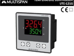 UTC-121G DOUBLE DISPLAY UNIVERSAL INPUT PID CONTROLLER SINGLE RELAY 96 X 96 X 54 MULTISPAN