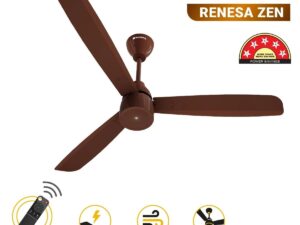 Atomberg Renesa Zen 1200 mm BLDC Ceiling Fan with Remote Control | Gloss Brown