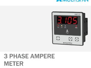 AMP-23 THREE PHASE AMPERE & VOLTMETER 72 X 72 X 45 MULTISPAN