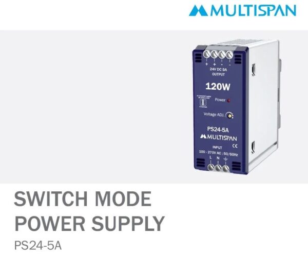278146ps24-5a-datsheet-image.jpg PS24-5A Power Supply 105 X 45 X 110 MULTISPAN