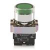 Teknic Illuminated Flush Push Button Green 2ALRF3L 230V