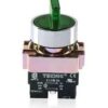 Teknic 3 Position illuminated selector Switch Spring Return Left with LED Bulb Green 2ASL3LB-3PSRL 230V