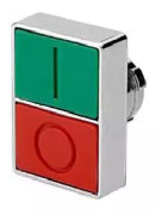 2ATF8F2.jpg Teknic Double Headed with IO Mark Non-illuminated Flush Green and Red 2ATF3F4(IO)