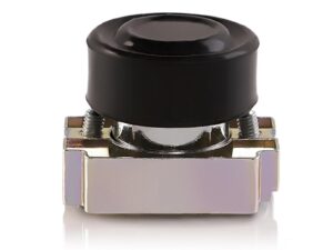 Teknic Booted Push Button Non Illuminated Black 2AB2