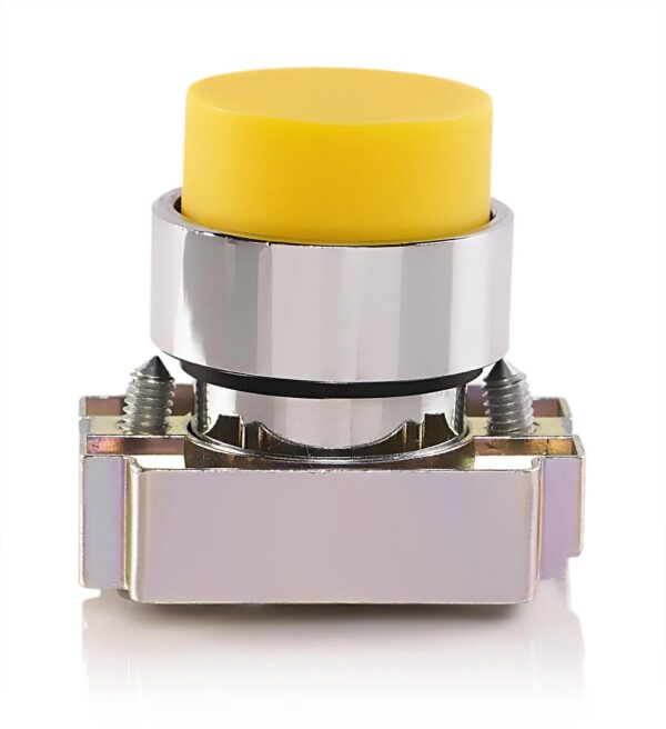 Teknic Yellow Projecting Push Button 2AP6