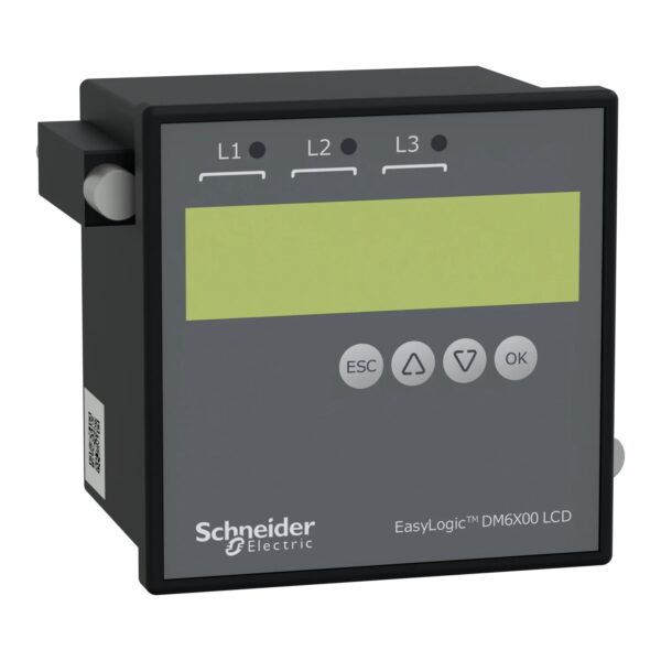 30002567 | DM6100 VAF PF meter Cl 1.0 Non com LCD – Schneider Electric