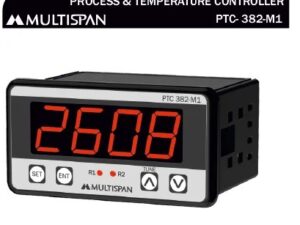 PTC-382-M1 UNIVERSAL INPUT PID CONTROLLER WITH ANALOG OUTPUT & MODBUS FACILITY 48 X 96 X 75 MULTISPAN