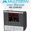 MS-1248-M1 PROCESS SCANNER & DATA LOGGER – 8 Channel 96 x 96 x 66 MULTISPAN