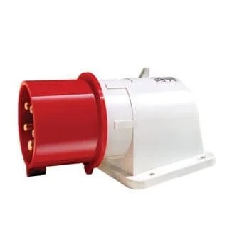 38.jpg 32 Amp 3 Pin Domestic AC / Industrial Outlet Splash Proof IP 44 Neptune Bals