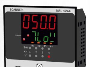 MSU-1244 PROCESS SCANNER & DATA LOGGER – 4 CHANNEL 96 x 96 x 66 MULTISPAN