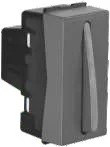 10A 1W Switch Graphit Grey SLIMZ Lisha