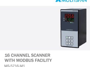 MS-5716-M1 PROCESS SCANNER & DATA LOGGER – 16 CHANNEL MULTISPAN