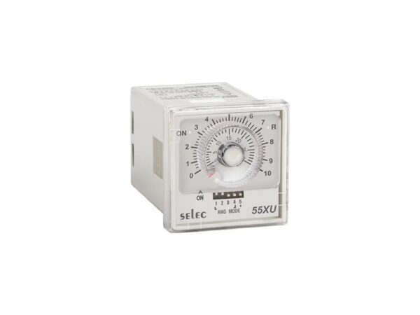 55XU_762b6867dfabe5b45610f2fabb5525d6.jpg 55XU-P | 12 TIME RANGES, 2 MODES, 2 C/O SPDT, PLUG-IN / TERMINAL TYPE – Selec