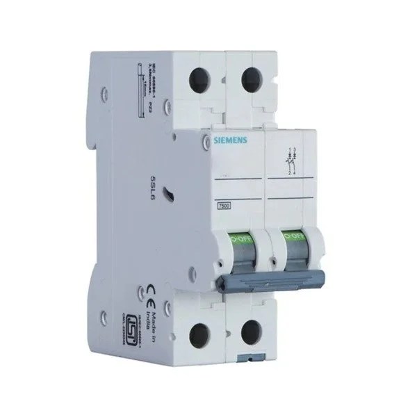 5SL52047RC.jpg 5SL52057RC | Betagard DC MCB 0.5 A, 2 Pole, 10 kA, C-Curve – Siemens