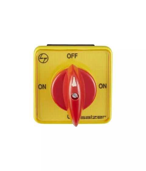 61001sab13tdyr_isolators_switches_6a_1pole_on_off_front_new.jpg Isolator Switch 6A 1Pole on off | L&T