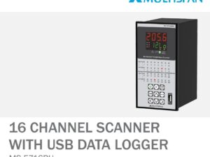 MS-5716RU PROCESS SCANNER & DATA LOGGER – 16 CHANNEL 192 x 96 x 168 MULTISPAN