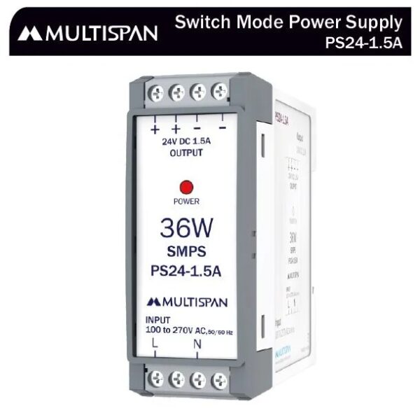 643168ps24-1.5A.jpg PS24-1.5A Power Supply 76 X 27 X 85 MULTISPAN