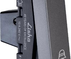1M – Bell Push Switch With Indicator Graphit Grey Special 7 Lisha