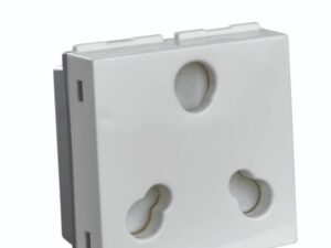 2M -16Amp 2 in 1 Socket with Safety Shutter White Special 7 Lisha