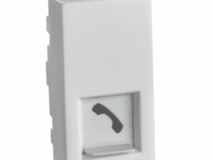 1M – 2Line Jack RJ – 11 with Shutter White Special 7 Lisha