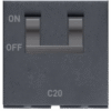 2M – C16A DP MCB Graphit Grey Special 7 Lisha