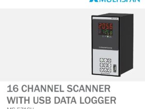 MS-5716U PROCESS SCANNER & DATA LOGGER – 16 CHANNEL 192 x 96 x 168 MULTISPAN
