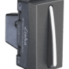 10A 1W Switch With Indicator Graphit Grey Slimz Lisha