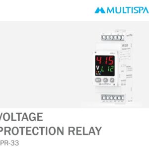 VPR-33 VOLTAGE & CURRENT PROTECTION RELAY – DIN RAIL 75 X 45 X 110 MULTISPAN
