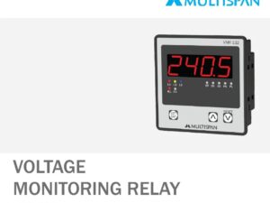 VMR-132 VOLTAGE & CURRENT PROTECTION RELAY – PANEL MOUNTED 96 X 96 X 43 MULTISPAN