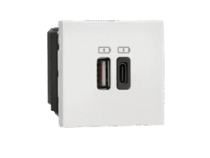 USB CHARGER 3000mA 2M TYPE A+A White – Indoasian