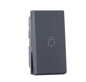 1 way 6A Switch with light marking (Grey) – Indoasian