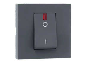 32A DP Switch with indicator (Grey) – Indoasian