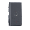 Bell push (with bell symbol) with indicator 1M (Grey) – Indoasian