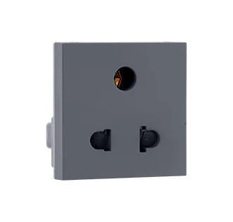 6A socket universal (Grey) – Indoasian