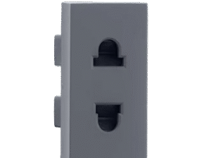Euro US socket (Grey) – Indoasian