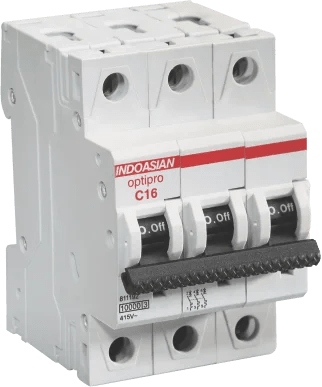 10A TP C Optipro AC MCB – Indoasian