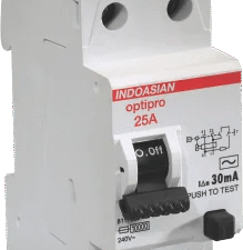 25A 100mA DP Optipro RCCB – Indoasian