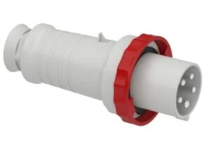 81383 | PratiKa wander plug – straight – 63 A – 3P + N + E – 380…415 V AC – IP67 – Schneider Electric