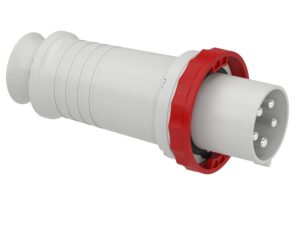 81395 | PratiKa wander plug – straight – 125 A – 3P + N + E – 380…415 V AC – IP67 – Schneider Electric