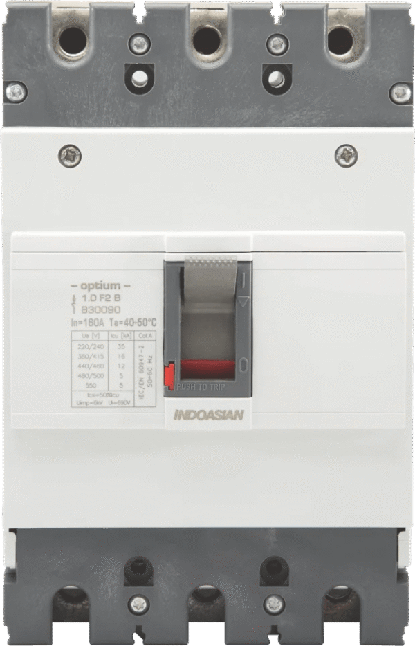 830090.png 160A 3P 16KA TM Optium 1.0 Fixed F2 MCCB – Indoasian