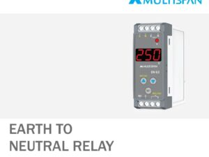 EN-63 EARTH TO NEUTRAL VOLTAGE RELAY 76 X 28 X 85 MULTISPAN