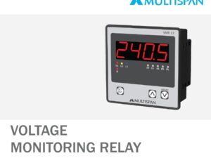 VMR-13 VOLTAGE & CURRENT PROTECTION RELAY – PANEL MOUNTED 96 X 96 X 43 MULTISPAN